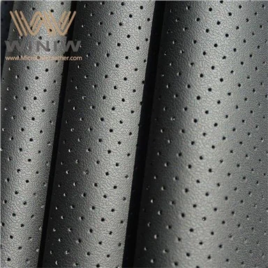 עור טבעוני מחורר לרכב כיסוי הגה משענת יד