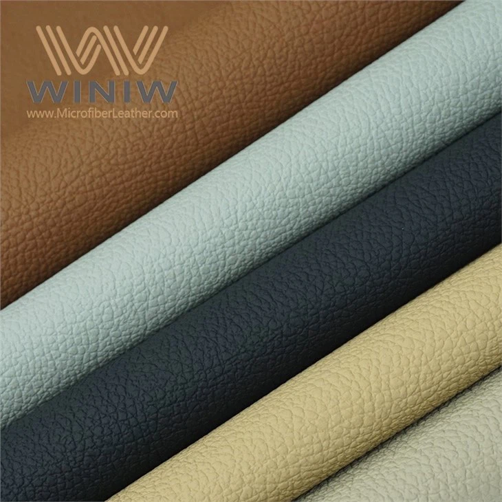 Red Lychee Skin Leather Nappa Upholstery Fabric