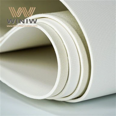 חומר עור PU בד מיקרופייבר רך למגע לכדור כדורגל